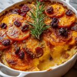 Sweet Potato & Cranberry Gratin Recipe