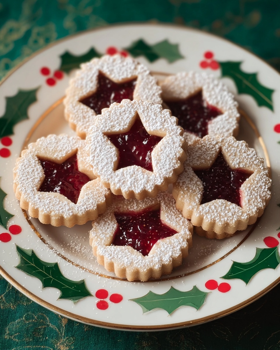 Raspberry Linzer Cookies Recipe