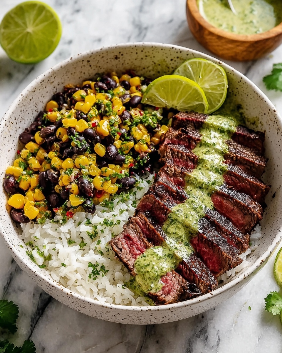 Cilantro Lime Steak Bowls Recipe 6 Cilantro Lime Steak Bowls Recipe - Recipe Image
