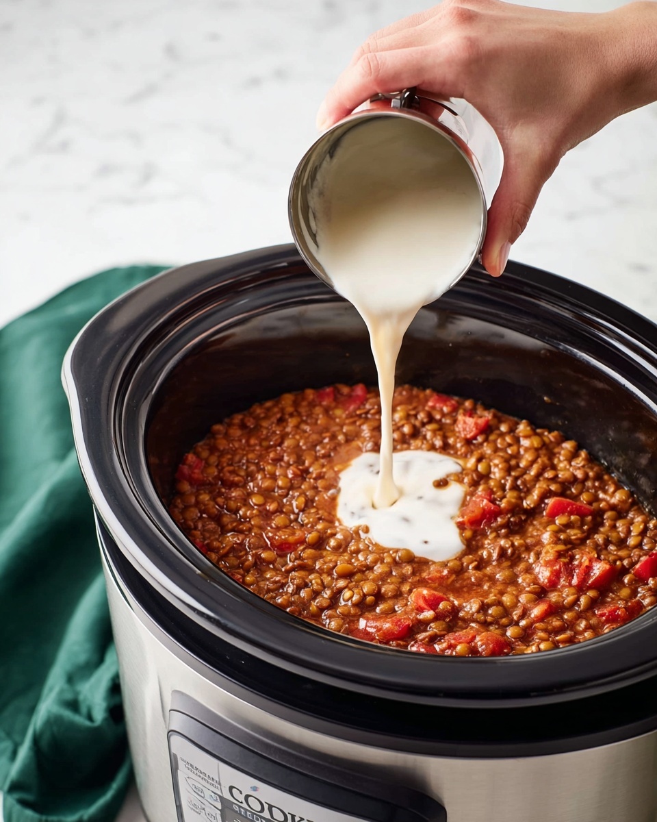 Slow Cooker Coconut Lentil Curry Recipe