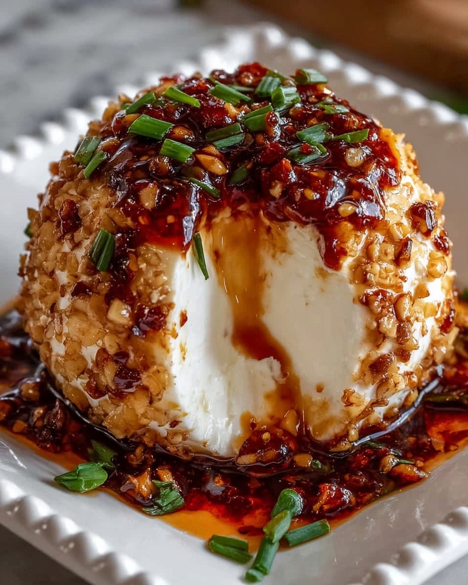 Sweet and Spicy Pepper Jelly Cheeseball Recipe - Recipe Image