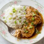 Instant Pot Ginger Garlic Chicken with Fried Rice Recipe