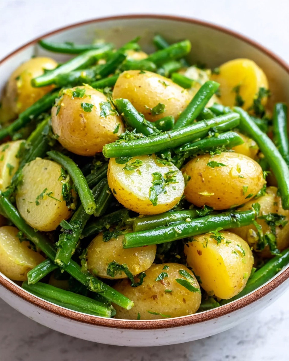 Quick Green Bean Potato Salad Recipe 6 Quick Green Bean Potato Salad Recipe - Recipe Image