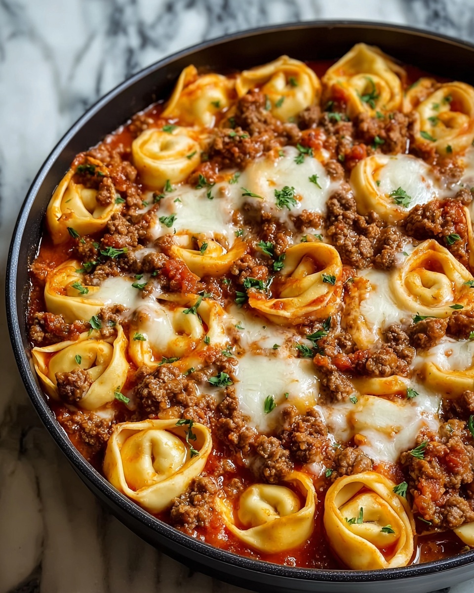 Cheesy Beef Tortellini Bake: A Family Favorite Dinner Recipe