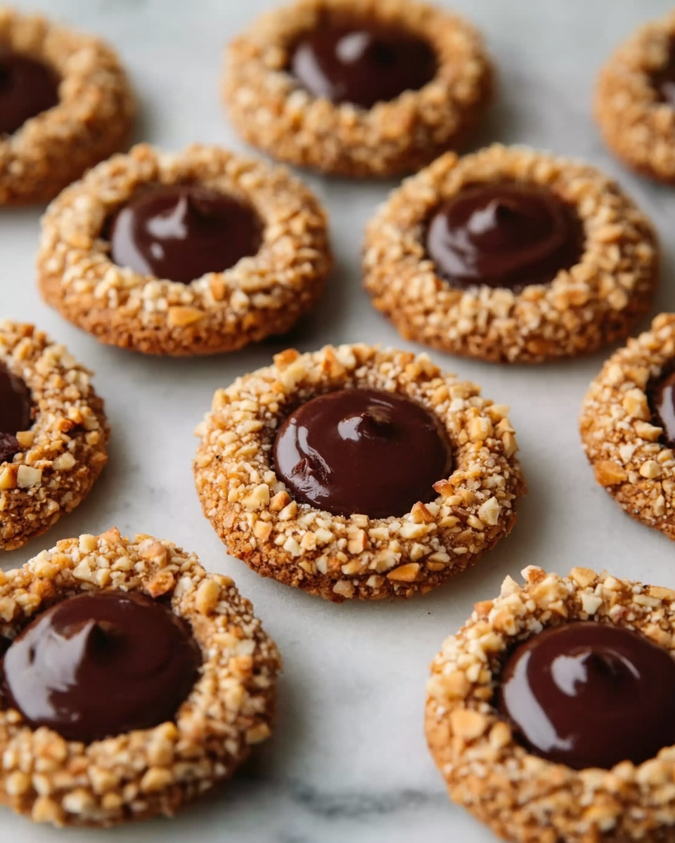 Chocolate Hazelnut Thumbprint Cookies Recipe