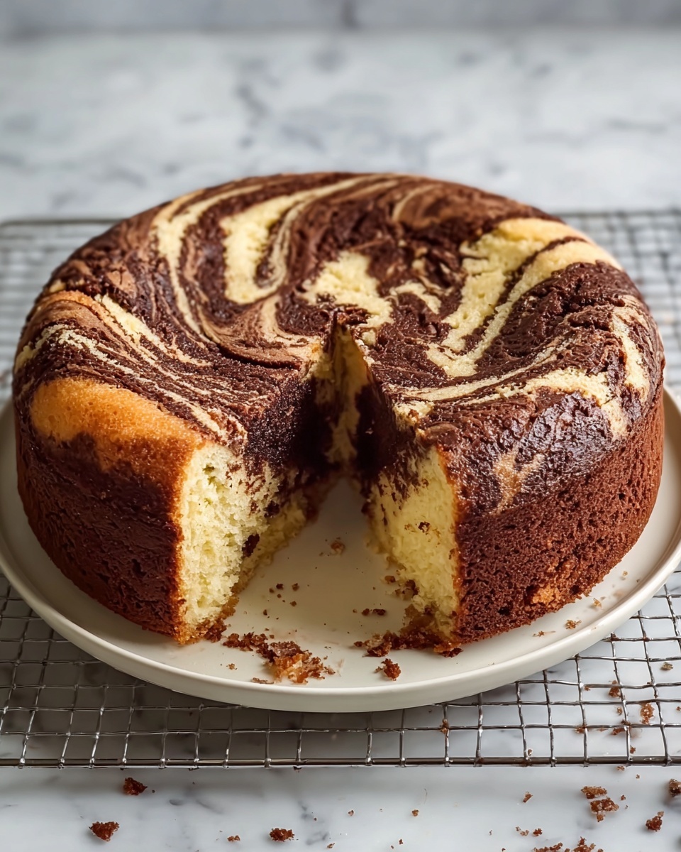 Classic Marble Cake Recipe - Recipe Image