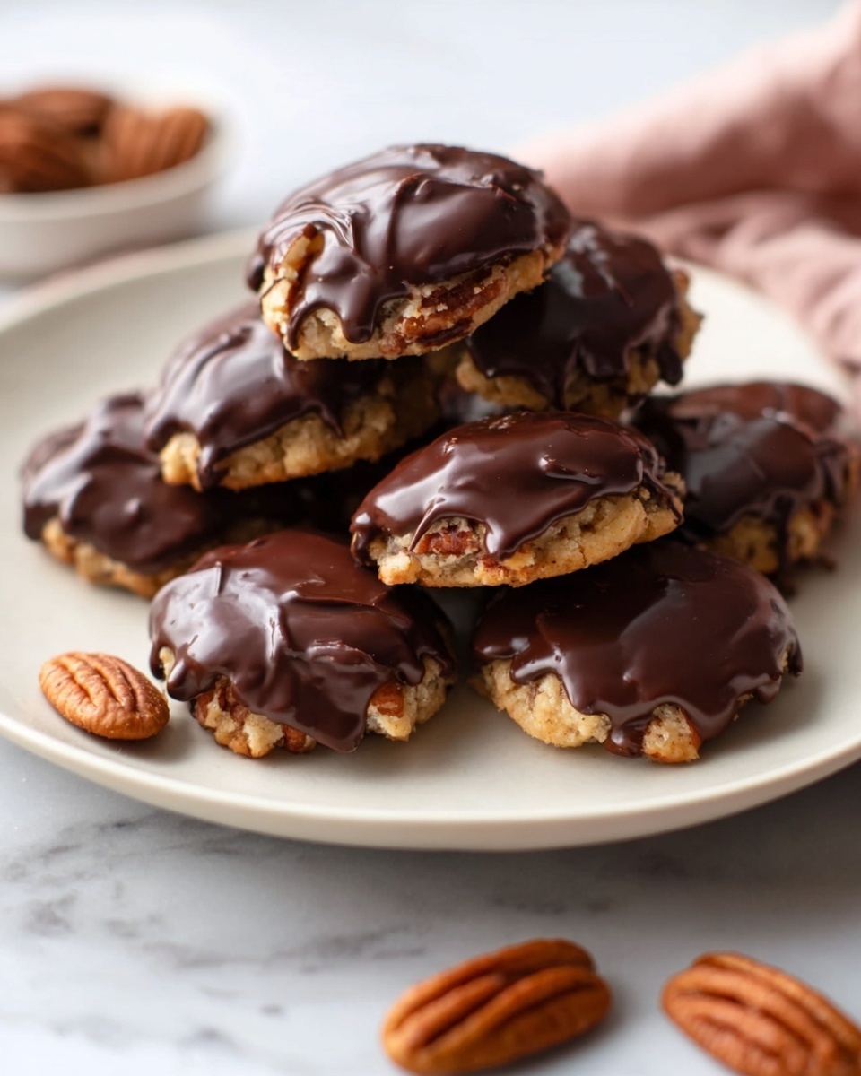 Healthy Dark Chocolate Turtles Recipe - Recipe Image