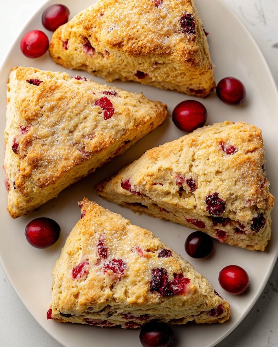 Gluten-Free Cranberry Orange Scones Recipe - Recipe Image