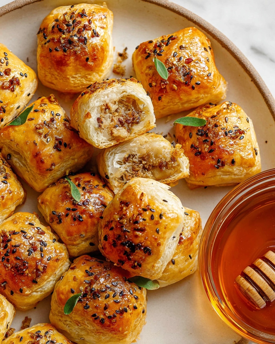 Sausage Rolls with Hot Honey and Thyme Recipe
