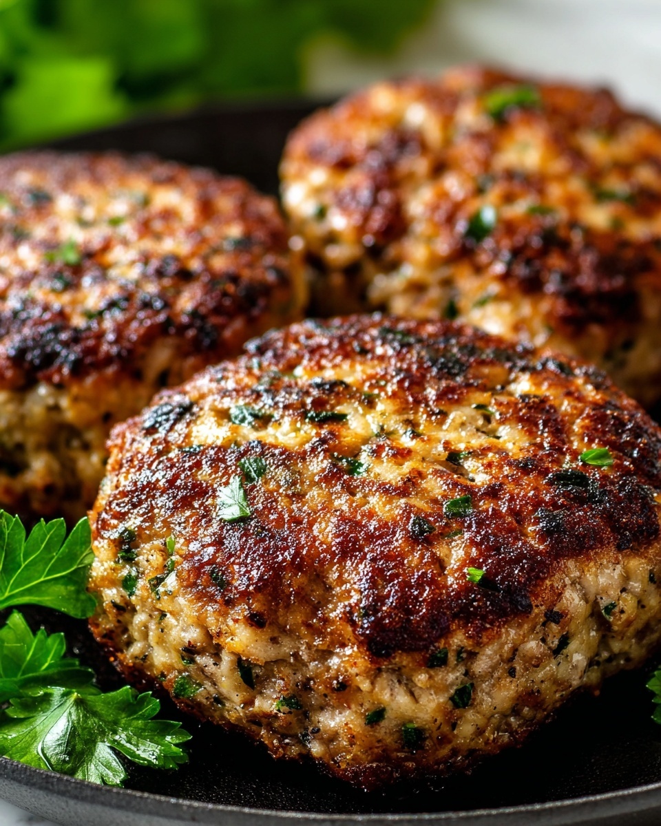 Garlic Parmesan Chicken Meatloaves Recipe - Recipe Image
