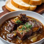 French Onion Beef Short Rib Soup Recipe