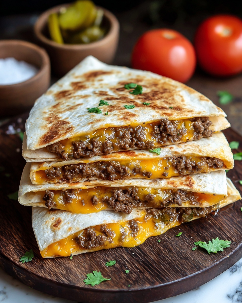 Smashburger Quesadillas Recipe - Recipe Image