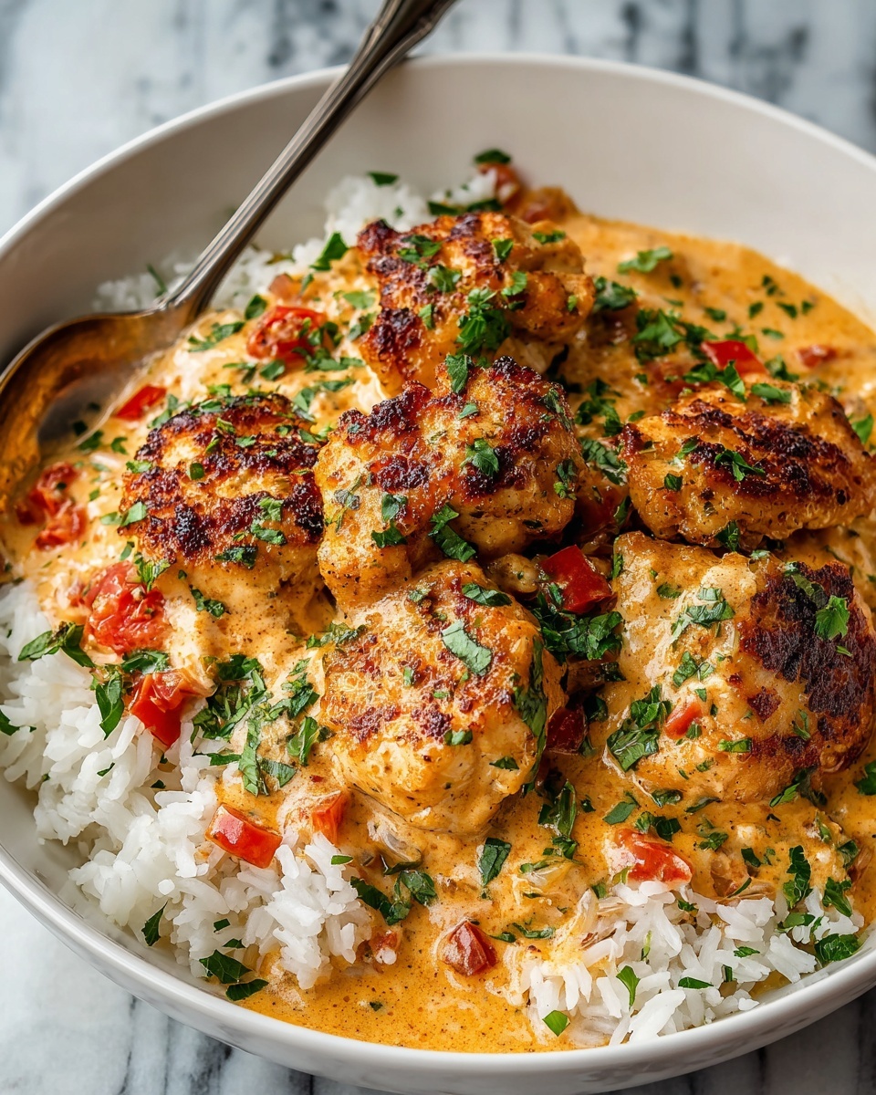 Best Smothered Chicken and Rice Recipe - Recipe Image