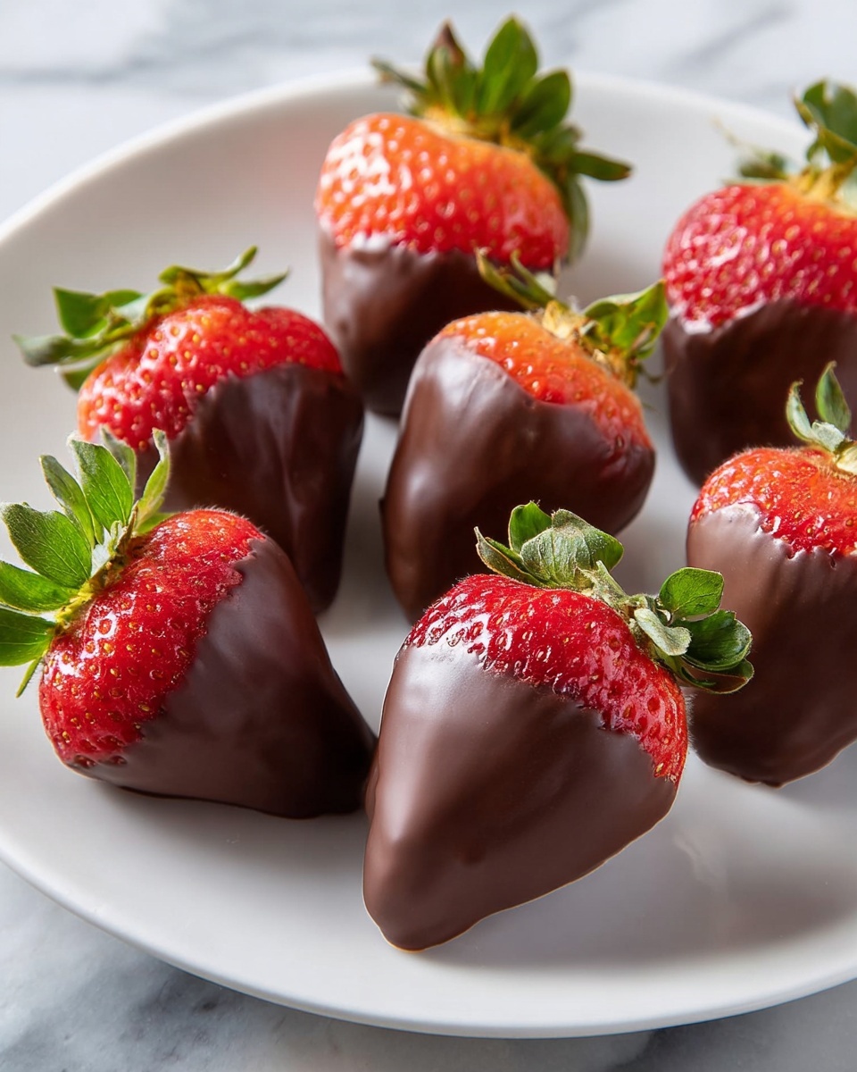 Chocolate-Dipped Strawberries Recipe - Recipe Image