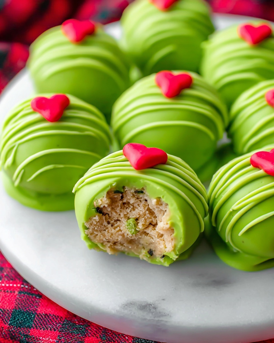 Christmas Grinch-Inspired Oreo Balls Recipe
