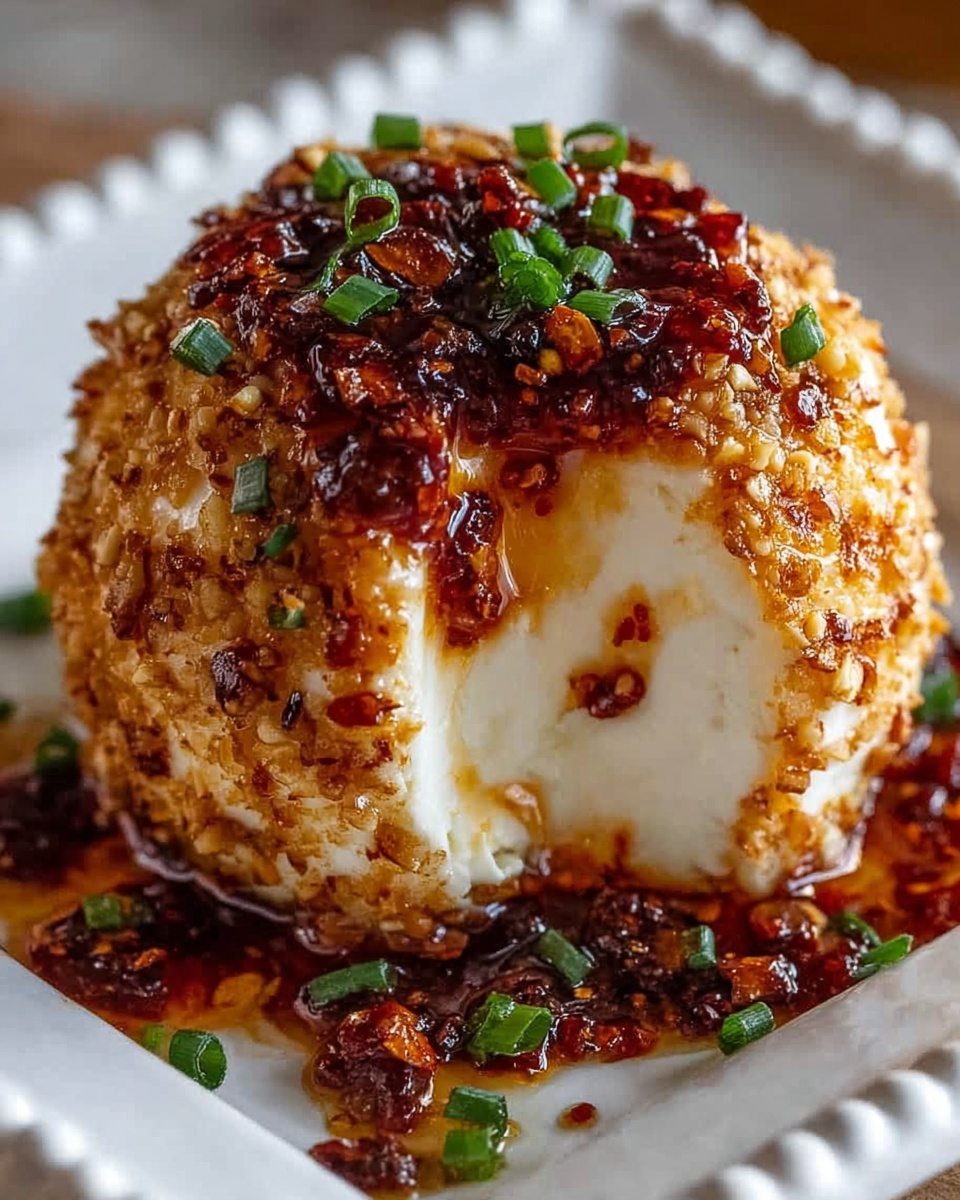 Sweet and Spicy Pepper Jelly Cheeseball Recipe - Recipe Image