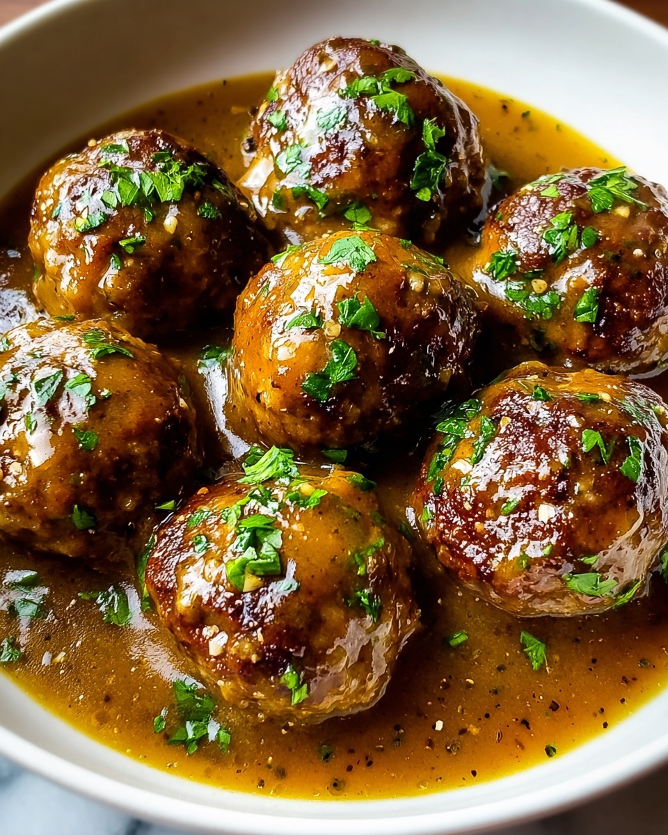 Hearty Stuffed Meatballs in Guinness Gravy for Cozy Nights Recipe 6 Hearty Stuffed Meatballs in Guinness Gravy for Cozy Nights Recipe - Recipe Image