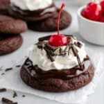 Black Forest Cookies with Cherry Filling, Chocolate Ganache, and Whipped Cream Frosting Recipe