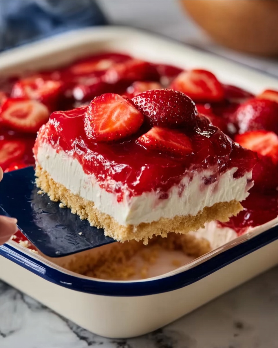 Strawberry Cheesecake Dump Cake🍰🍓 Recipe - Recipe Image