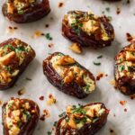 Air Fryer Brie Stuffed Dates Recipe