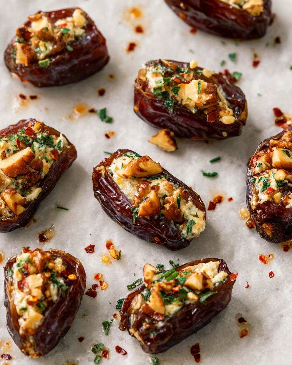 Air Fryer Brie Stuffed Dates Recipe