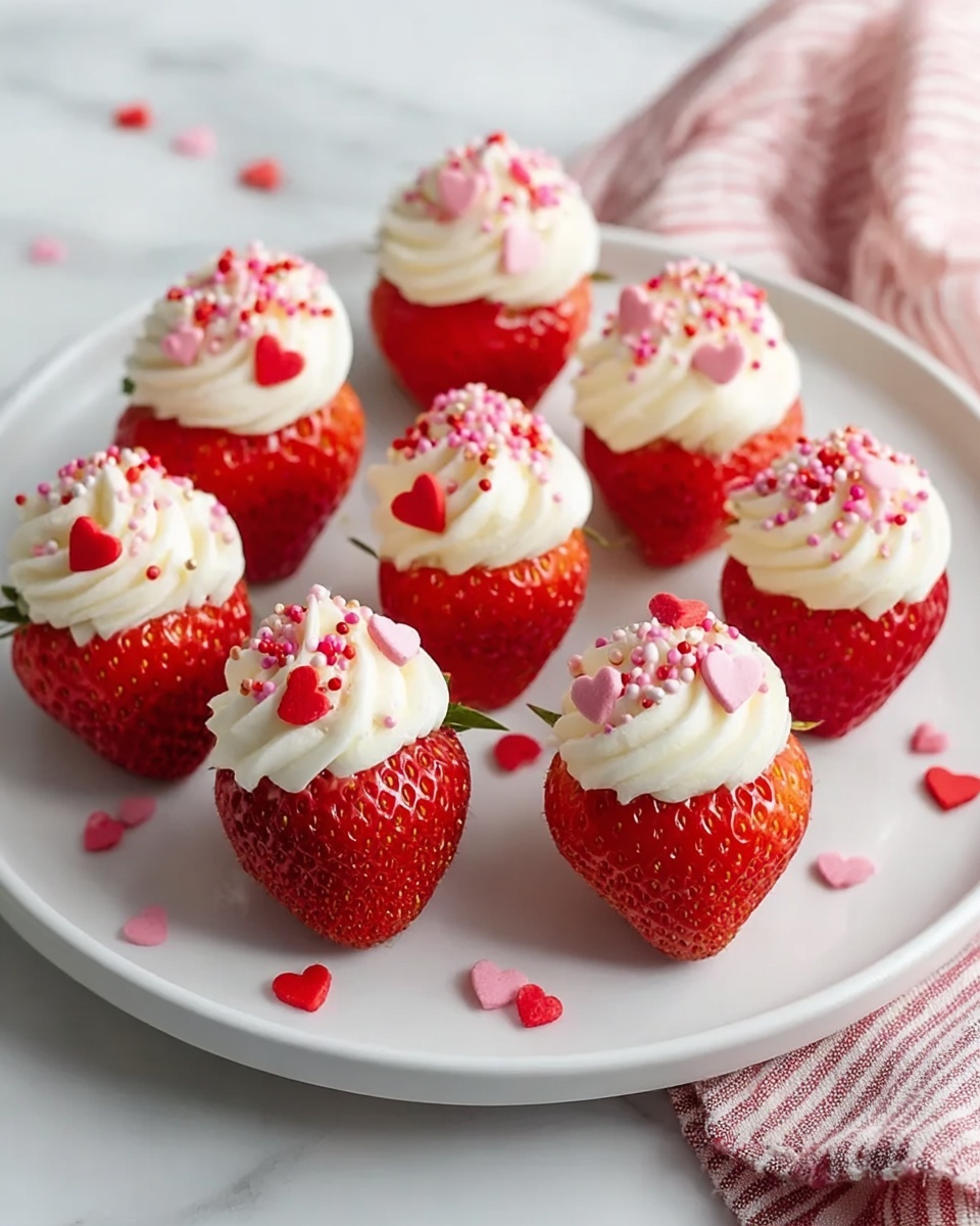 Strawberry Cheesecake Stuffed Strawberries Recipe - Recipe Image