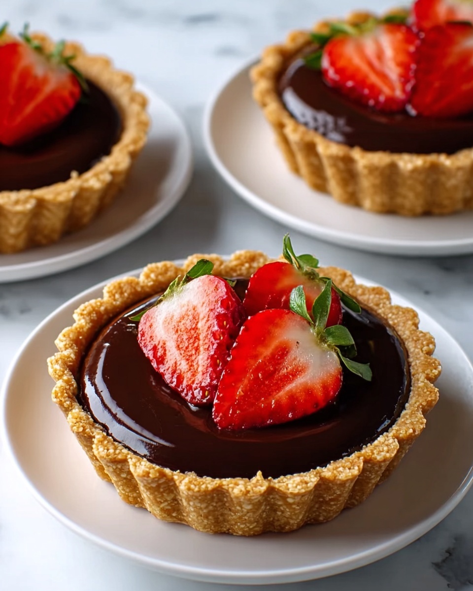 Chocolate Strawberry Tarts Recipe