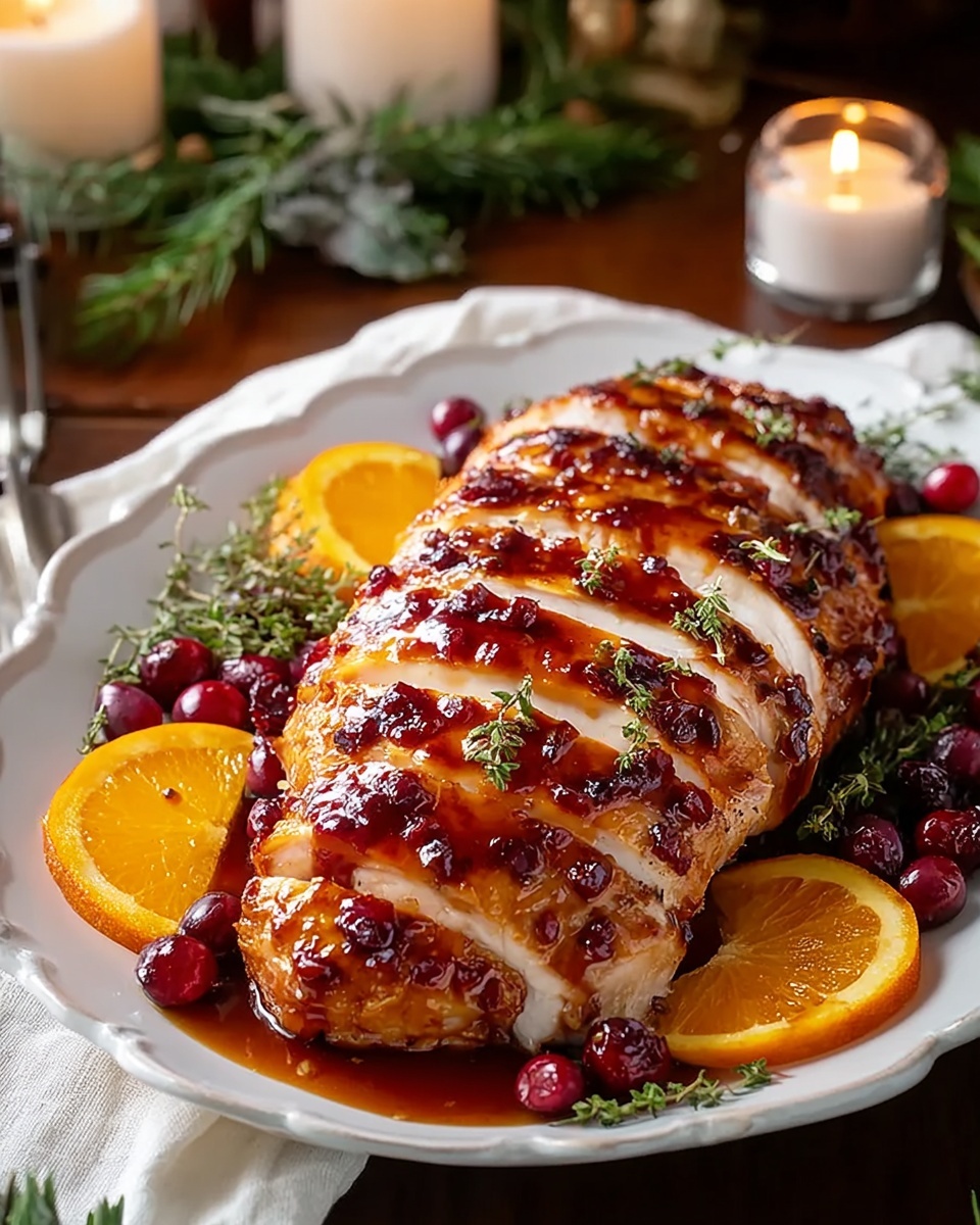 Cranberry Orange Glazed Turkey Breast Recipe