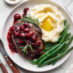 Cranberry Balsamic Ribeye Steak Recipe