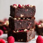 Triple Chocolate Raspberry Brownies Recipe