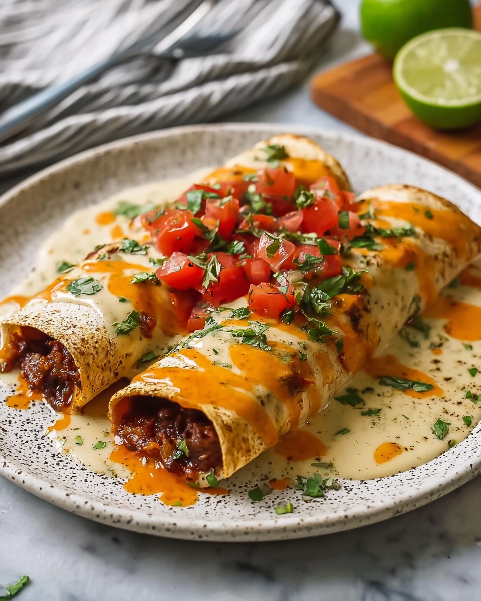 Jalapeño Popper Cheesy Chicken Enchiladas Recipe
