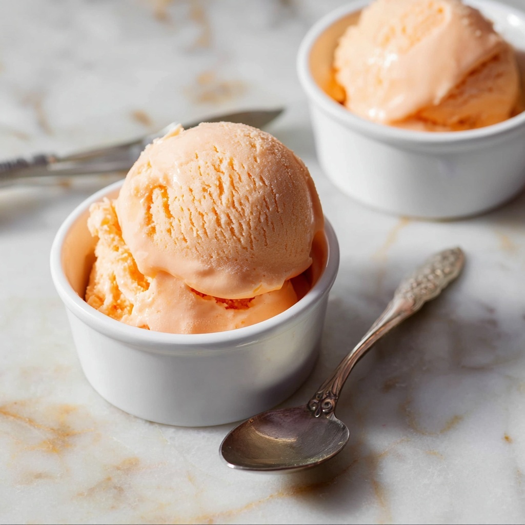 A flat lay of six small containers arranged on a white marbled surface with gold veins: a glass jar filled with bright orange mango chunks sits at the top left; to its right is a smaller glass jar with amber honey; below the mango jar is a white dish with brown vanilla extract; directly to the right of that is a white plate holding a half lemon with a pale yellow interior; below the vanilla dish is a speckled white bowl filled with smooth white yogurt; and at the bottom right is a clear glass cup filled with white milk. photo taken with an iphone --v 7