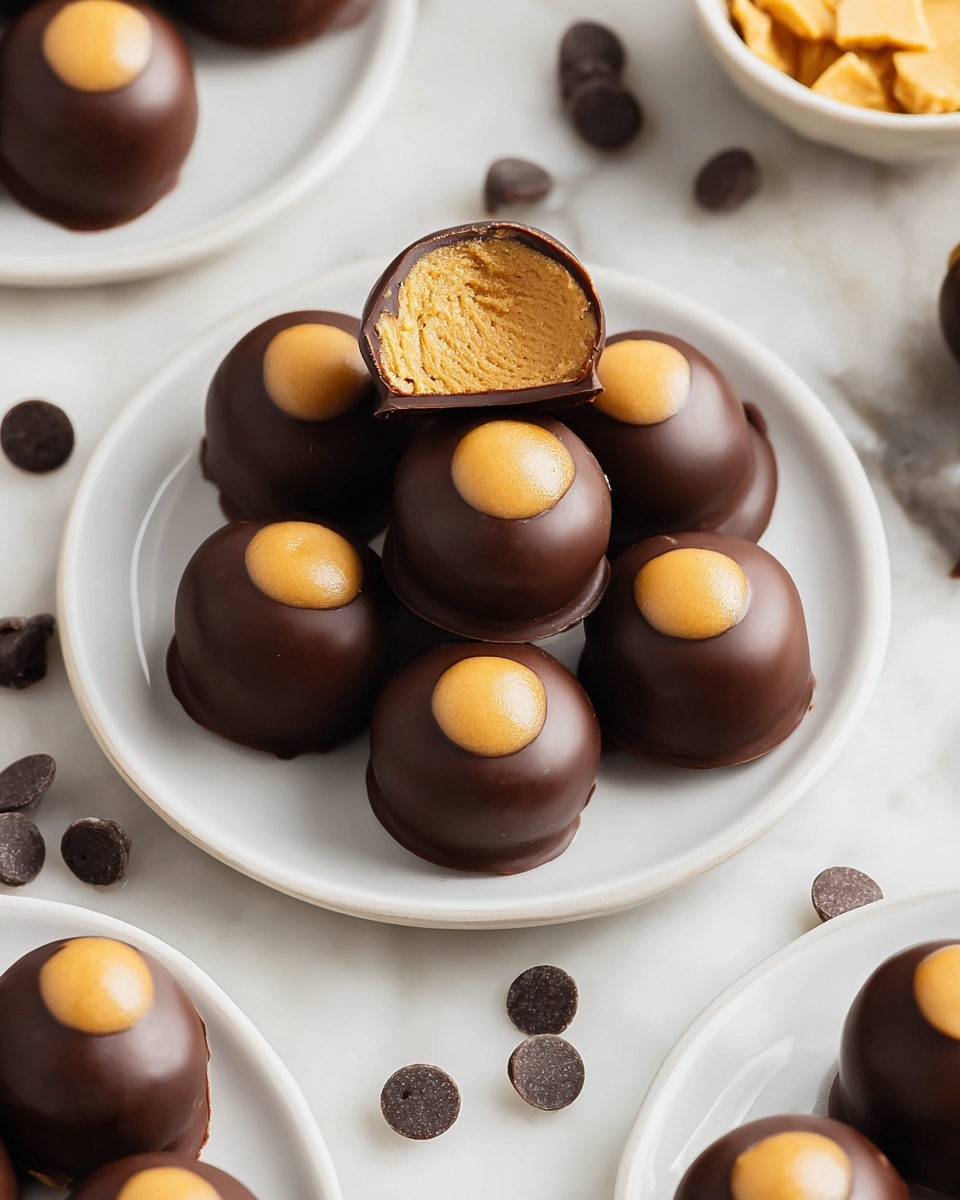 Homemade Buckeyes: Peanut Butter Chocolate Candies Recipe