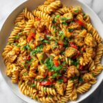 High Protein Chicken Fajita Pasta Recipe