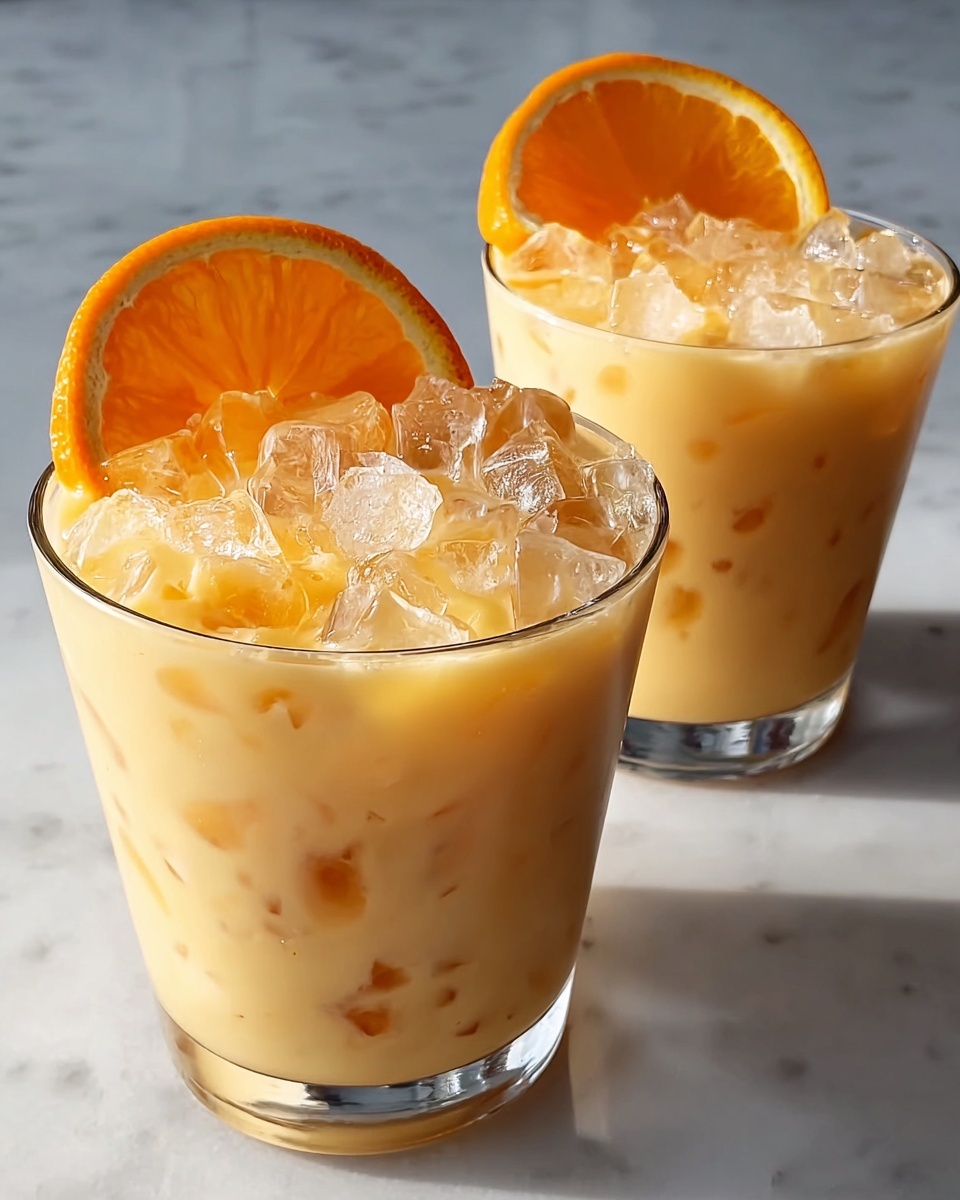 Refreshing Coconut Orange Glow - Easy Creamy Citrus Dessert Recipe