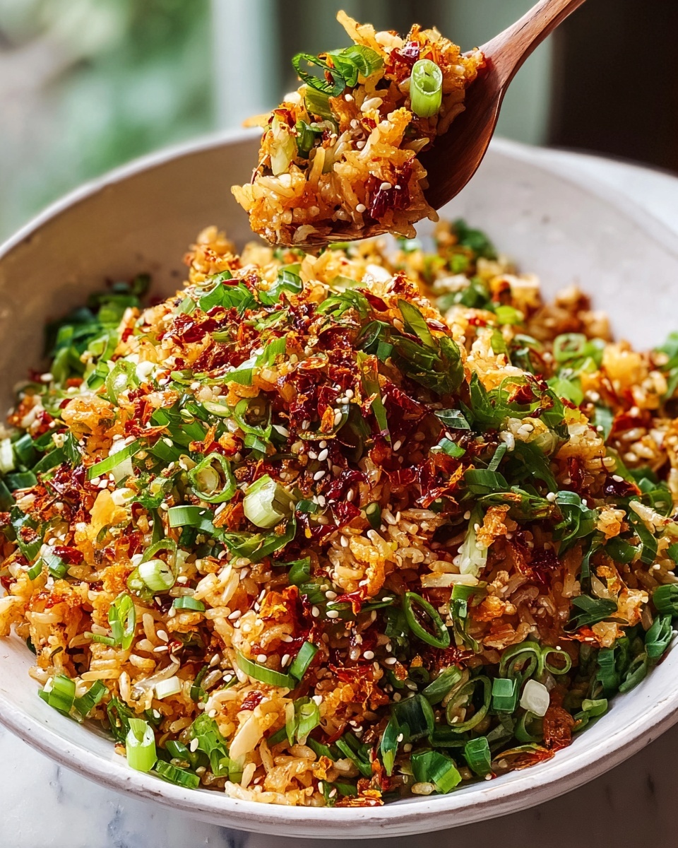 Crispy Gochujang Rice Salad Recipe