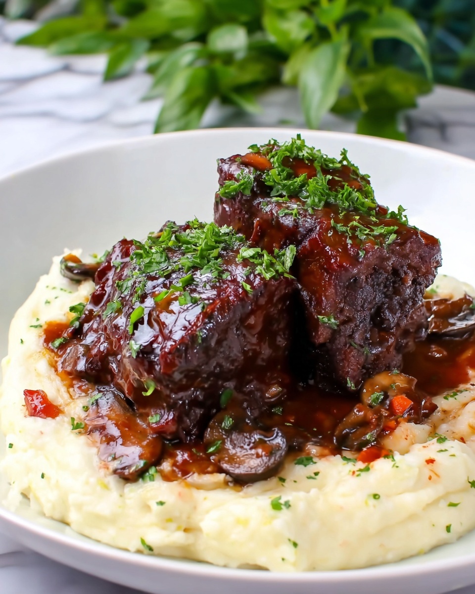 Red Wine Braised Short Ribs Recipe 6 Red Wine Braised Short Ribs Recipe - Recipe Image