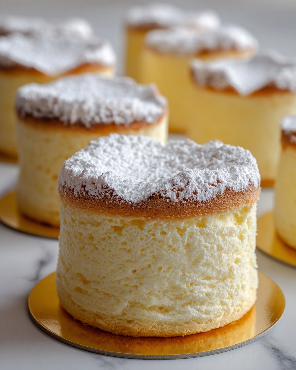 Quick Mini Japanese Cheesecakes Recipe - Recipe Image