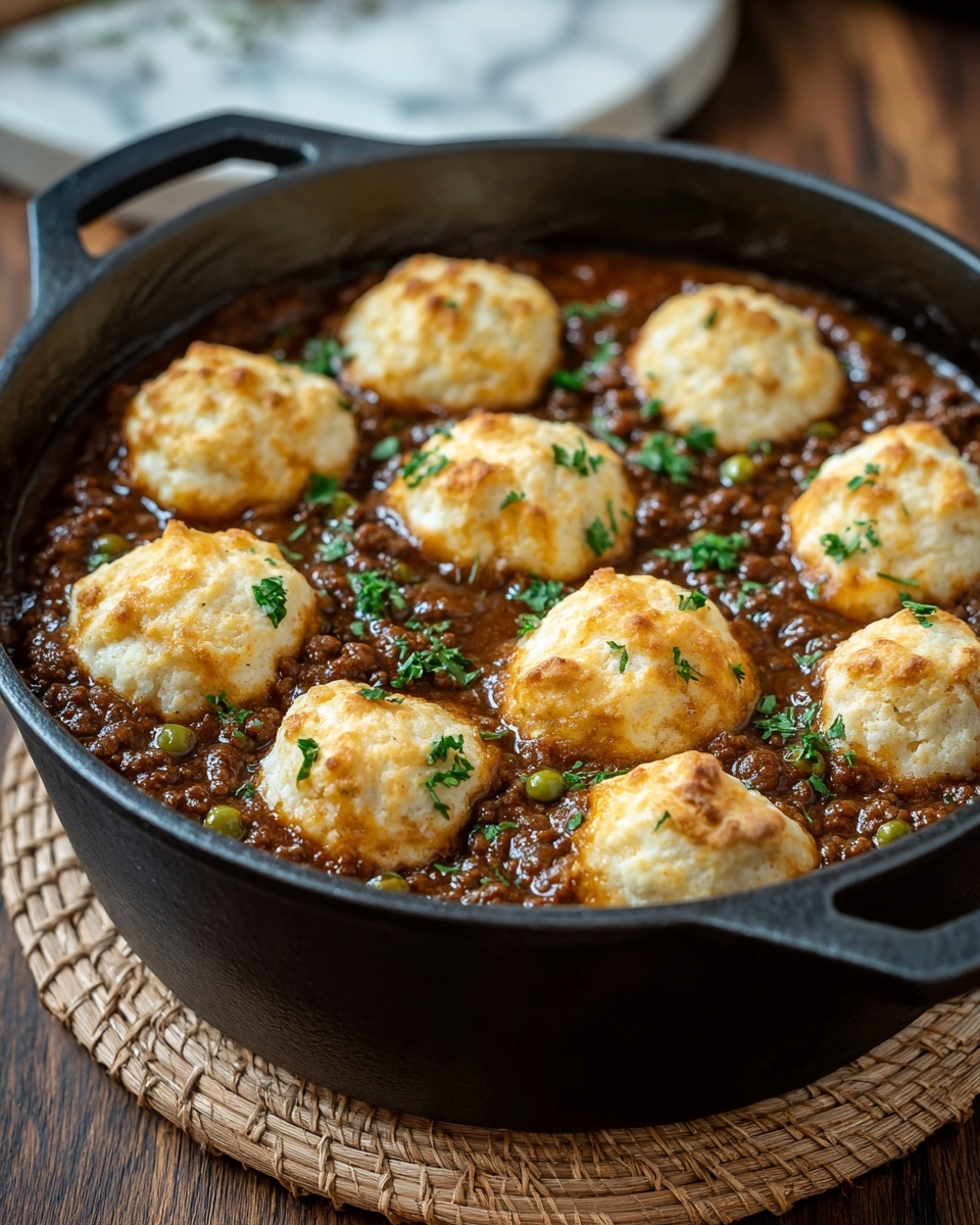 Cozy Ground Beef and Dumplings Recipe for a Fancy Yet Easy Dinner Recipe - Recipe Image
