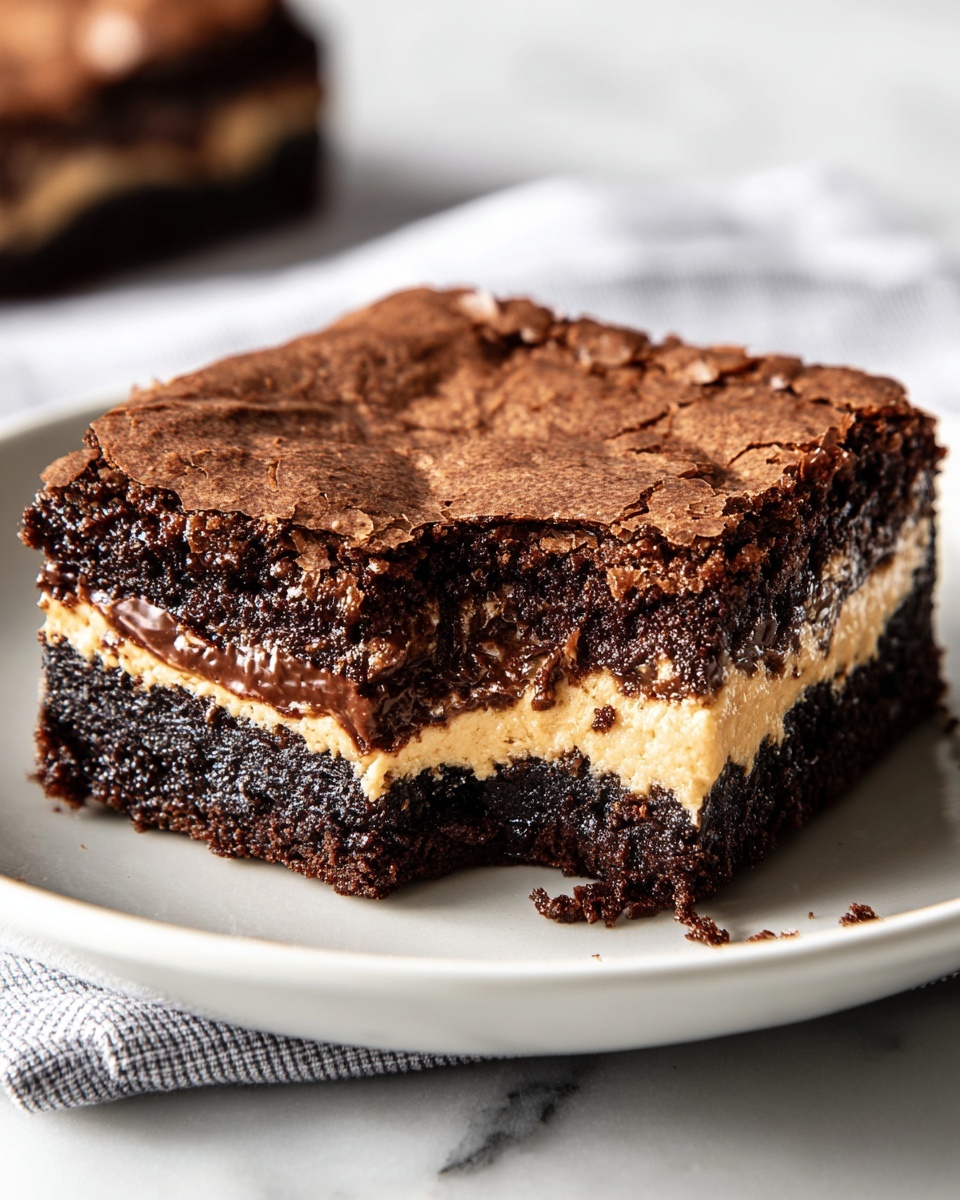 Peanut Butter Stuffed Brownies Recipe