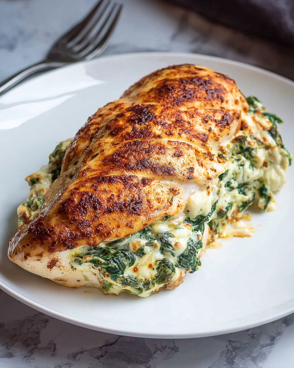 Spinach Stuffed Chicken Breasts Recipe