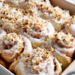 Pineapple Cinnamon Rolls with Toasted Coconut and Almonds Recipe