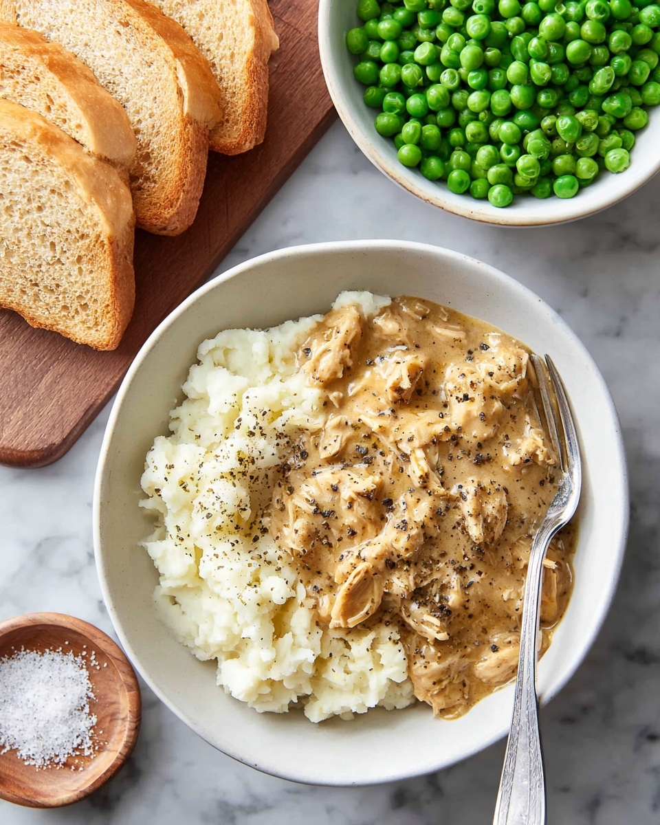 Chicken and Gravy over Mashed Potatoes Recipe 6 Chicken and Gravy over Mashed Potatoes Recipe - Recipe Image