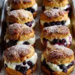 Blueberry Biscuits with Lemon Glaze Recipe