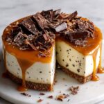 Toffee Caramel No-Bake Cheesecake Recipe