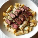 Cowboy Butter Steak Pasta Recipe