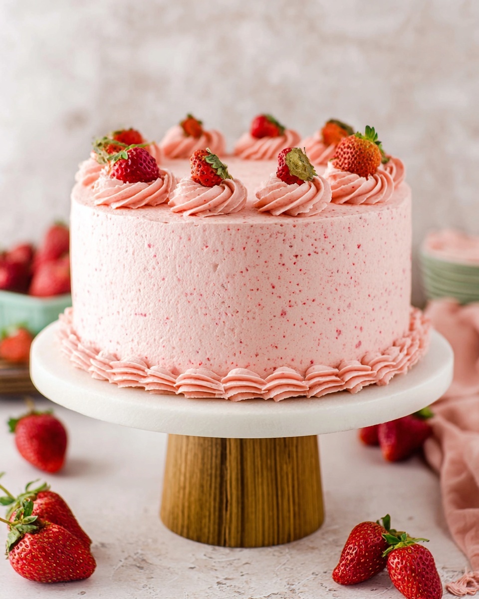 Homemade Strawberry Cake Recipe