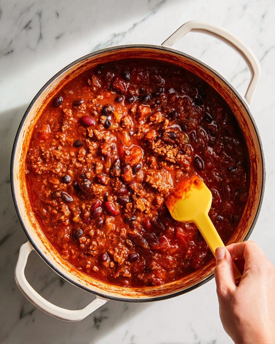 Small Batch Beef & Bean Chili for Two Recipe
