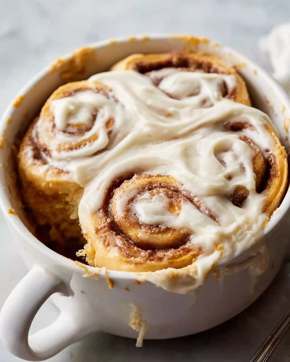 Protein Cinnamon Roll Mug Cake Recipe