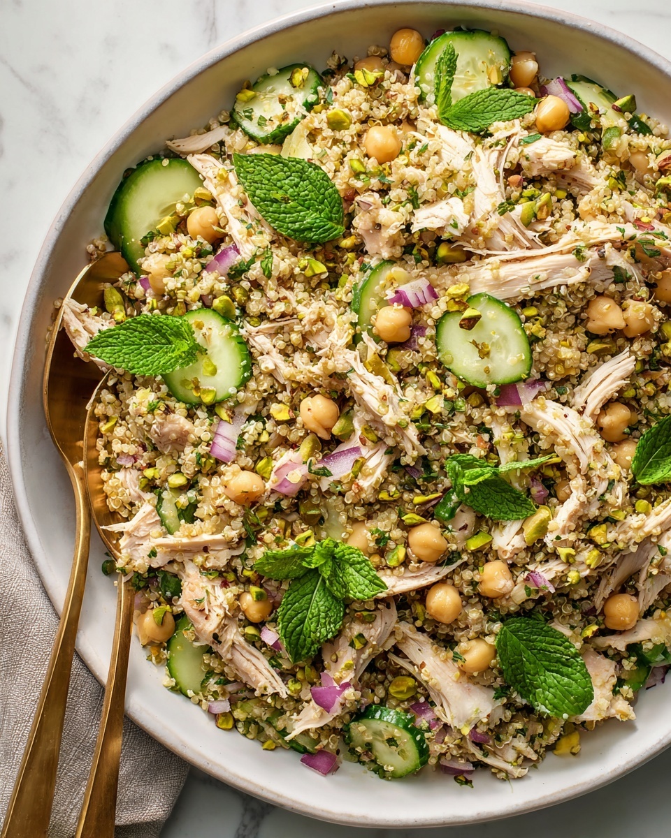 High Protein Jennifer Aniston Salad (Meal Prep Friendly!) Recipe